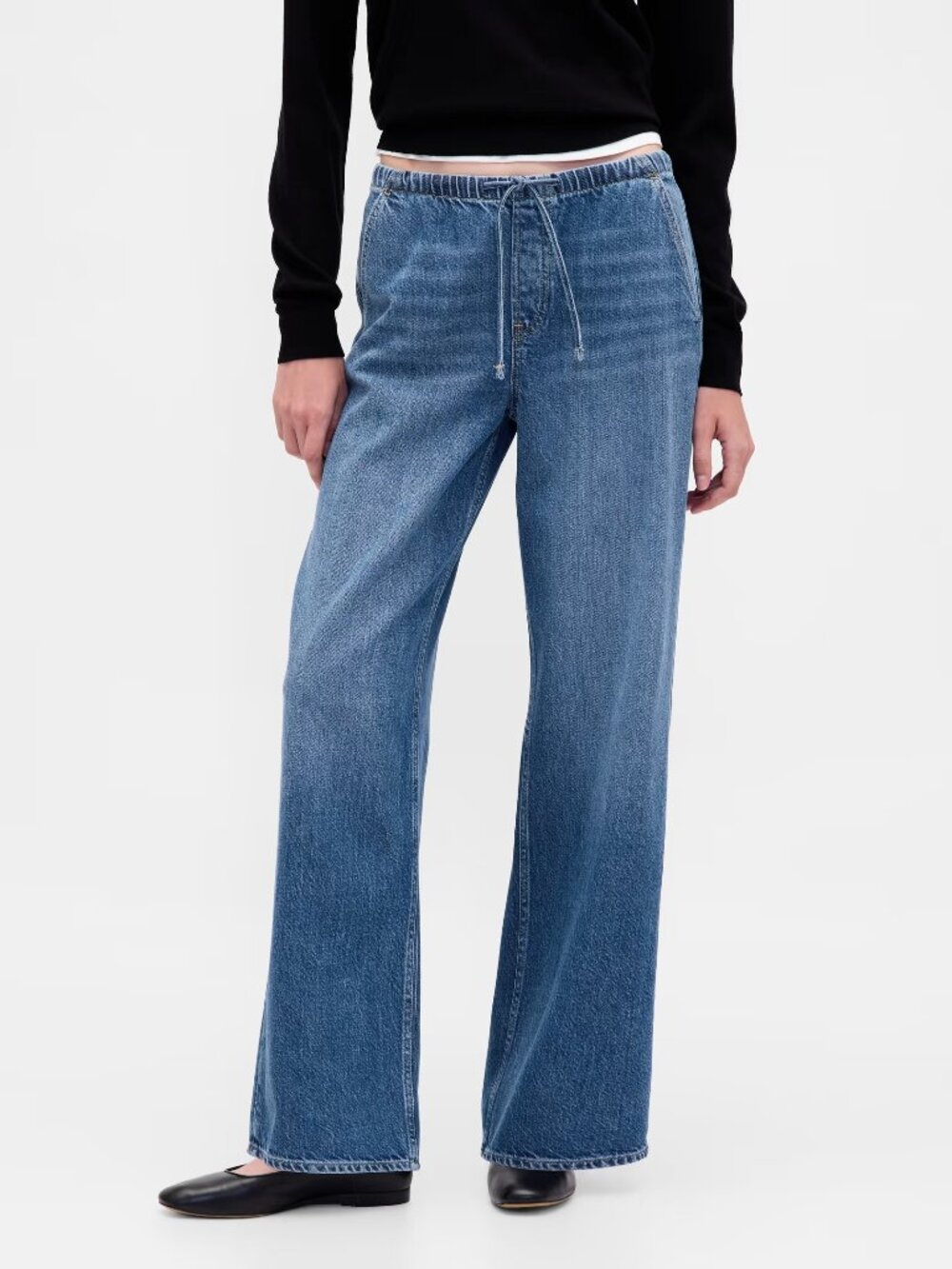 Gap Low Rise UltraSoft Easy '90s Loose Jeans - Small Petite